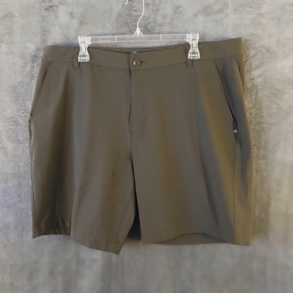 Vuori Meta Shorts Men 38 Olive Casual Athletic Golf Performance Stretch V379 - Picture 1 of 12